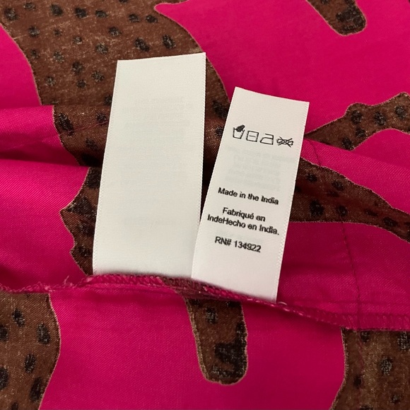 Emerson Fry fete kimono pink yarrow cheetah XS/S - Picture 8 of 8